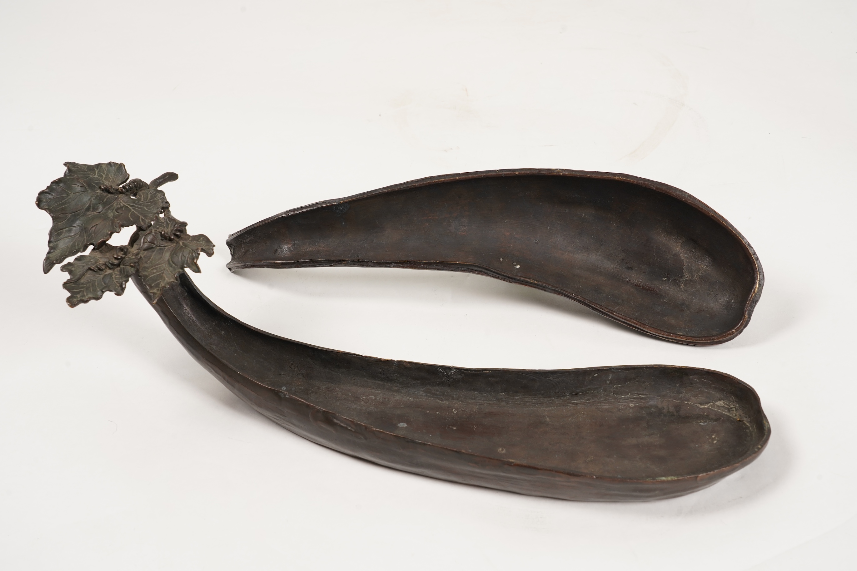 A Japanese bronze ‘gourd & mouse’ vessel, Meiji period